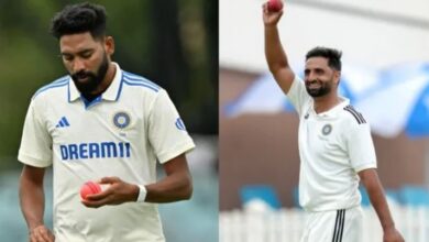 Photo of Mohammed Siraj के खेले पर सस्पेंस, 6 फीट 5 इंच लंबा खिलाड़ी के मिल सकत बा डेब्यू क मौका